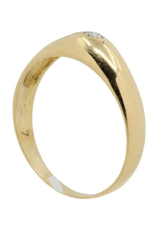 Bague BAGUE JONC ANGLAIS DIAMANT 58 Facettes 041901