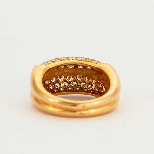 Bague 55 Bague jonc pavage Diamants 58 Facettes