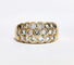 Bague 57 Bague jonc or jaune pavage diamants 58 Facettes 1-889/1
