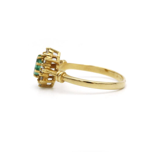 Bague 48 Bague - Or, Diamants et émeraude 58 Facettes 230087R