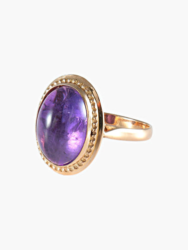 Bague Bague Ancienne Améthyste 58 Facettes