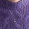 Collier Collier solitaire diamant or blanc 58 Facettes