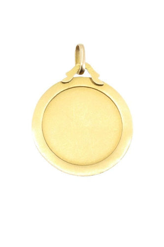 Pendentif MÉDAILLE VIERGE SIGNÉE "E.DROPSY" 58 Facettes 042091