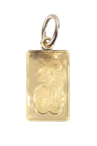 Pendentif PENDENTIF LINGOTIN 1 GRAMME 58 Facettes 077381