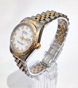 Montre Montre Rolex Datejust 31mm or et acier réf 68273 58 Facettes 1-882/3