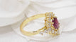 Bague 53 Bague Or jaune Rubis et Diamants 58 Facettes 29671