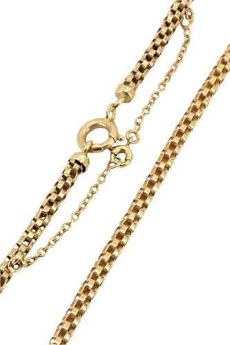 Collier COLLIER ANCIEN MAILLE RONDE 58 Facettes 045701