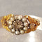 Bague 50 Bague à secret Or jaune Perles Diamants 58 Facettes