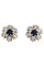 Boucles d'oreilles CLOUS MODERNE SAPHIRS ET DIAMANTS 58 Facettes 059881
