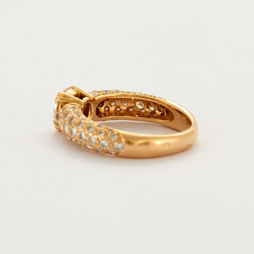 Bague 51 CHAUMET – Bague jonc Diamants 58 Facettes