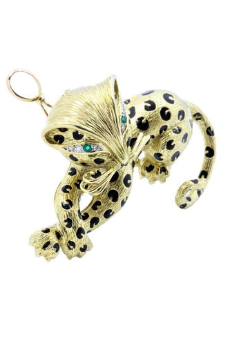 Broche BROCHE PANTHÈRE FRED "OMBRE FÉLINE" 58 Facettes 058161