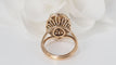 Bague Bague vintage cabochon de Grenat et perles 58 Facettes 31803