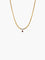 Collier COLLIER OR JAUNE RUBIS/DIAMANT 58 Facettes