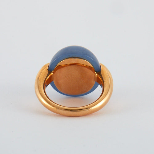 Bague 50 POMELLATO - Bague Or rose Calcédoine 58 Facettes