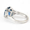 Bague 50 Bague Saphir Ceylan Diamants Or blanc 58 Facettes 1