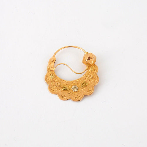 Boucles d'oreilles Paire de créoles Savoyarde 58 Facettes