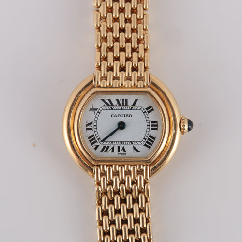 Montre CARTIER - Montre Ellipse en or jaune 58 Facettes