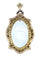 Pendentif Médaille Art Déco, vierge en or jaune/ blanc 58 Facettes 063601