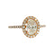 Bague 53 Bague Diamant ovale 0.70ct 58 Facettes 1-1410/1