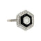 Bague 54.5 Bague Art Déco onyx et diamants 58 Facettes 1-1200/1