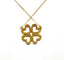 Collier Collier trèfle à 4 cœurs en or jaune 18 carats et diamants 58 Facettes
