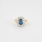 Bague 55 Bague Pompadour Saphir Diamants 58 Facettes B01058