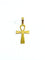 Pendentif Croix Copte Or jaune 58 Facettes
