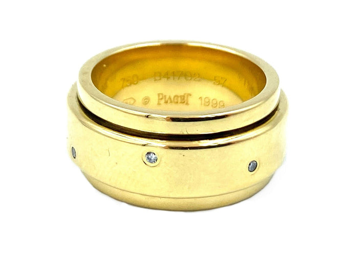Bague 57 PIAGET. Collection Possession, bague or jaune et diamants 58 Facettes