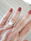 Bague Bague Perle de culture blanche Diamants Or Blanc 58 Facettes AA 1500