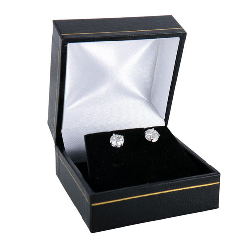 Boucles d'oreilles Clous d'oreilles Diamants 1.18ct 58 Facettes 8411