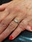 Bague 54 BAGUE STYLE SOLITAIRE DIAMANTS 58 Facettes 070911