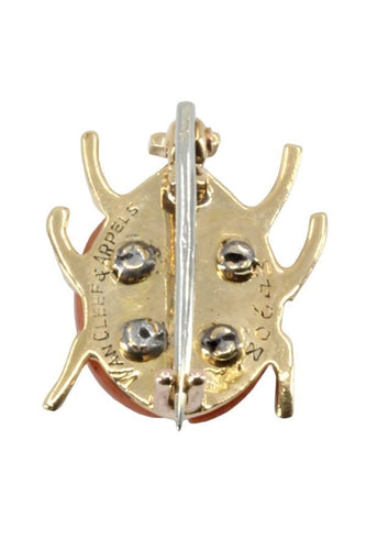 Broche CLIP COCCINELLE SIGNÉ VAN CLEEF & ARPELS 58 Facettes 053801