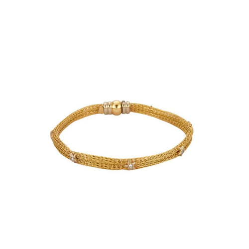 Bracelet Bracelet double tresse Diamants 58 Facettes 342.175