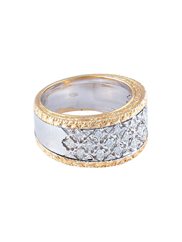 Bague 53 Bague Dentelle Diamants 58 Facettes