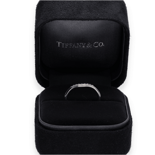 Bague 49 Tiffany & Co - Alliance Elsa Peretti Platine & Diamants 58 Facettes