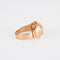 Bague 54 Bague boule, rubis, diamants, or jaune 58 Facettes