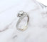 Bague 55 Bague en or blanc, diamants 58 Facettes AA 1556
