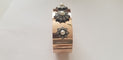 Bracelet Bracelet ancien or rose, perles et diamants anciens 58 Facettes