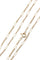 Collier CHAINE MAILLE FIGARO ALTERNÉE 58 Facettes 068701