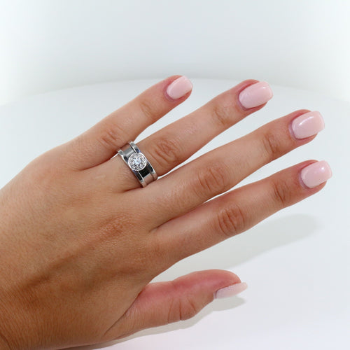 Bague 55 Bague DINH VAN "Capucine" 58 Facettes