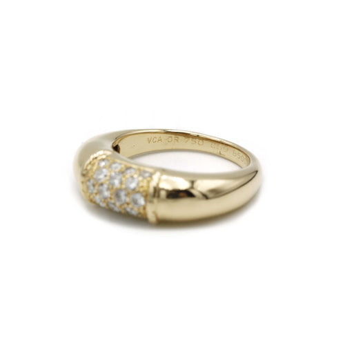 Bague 54 VAN CLEEF & ARPELS - Bague "Philippine" Or jaune Diamants 58 Facettes 240053R
