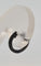 Boucles d'oreilles Créole en Or gris, Diamants noirs 58 Facettes