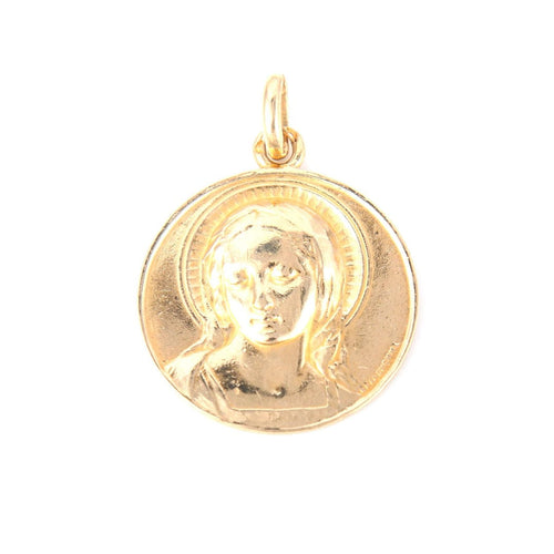Pendentif Pendentif médaille religieuse Maria or jaune 58 Facettes 2790