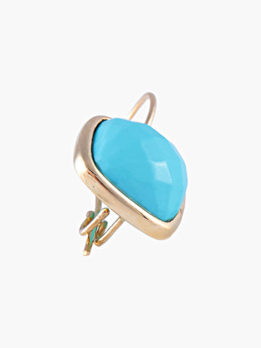 Boucles d'oreilles Boucles d'oreilles Turquoises 58 Facettes