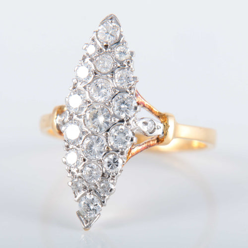 Bague 56 Bague Marquise Diamants 58 Facettes 220398