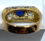 Bague 53 Bague Art Déco Saphir et Diamants 58 Facettes