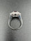 Bague 54 BUCHERER. Bague vintage or blanc, rubis et diamants 58 Facettes