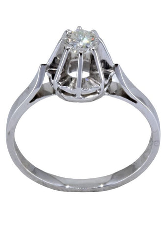 Bague 52 SOLITAIRE ANCIEN 0.28 CARAT 58 Facettes 056671