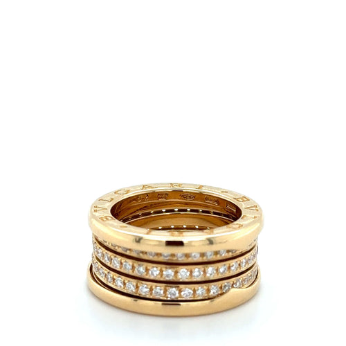 Bague 52 BULGARI - BAGUE B ZERO1 OR JAUNE DIAMANTS 58 Facettes RÉF BUL