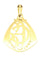 Pendentif MÉDAILLE ANCIENNE MONAGRAMME 58 Facettes 050931